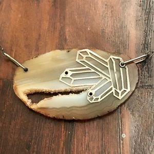 Made in Portland 20” Agate and Geode Necklace